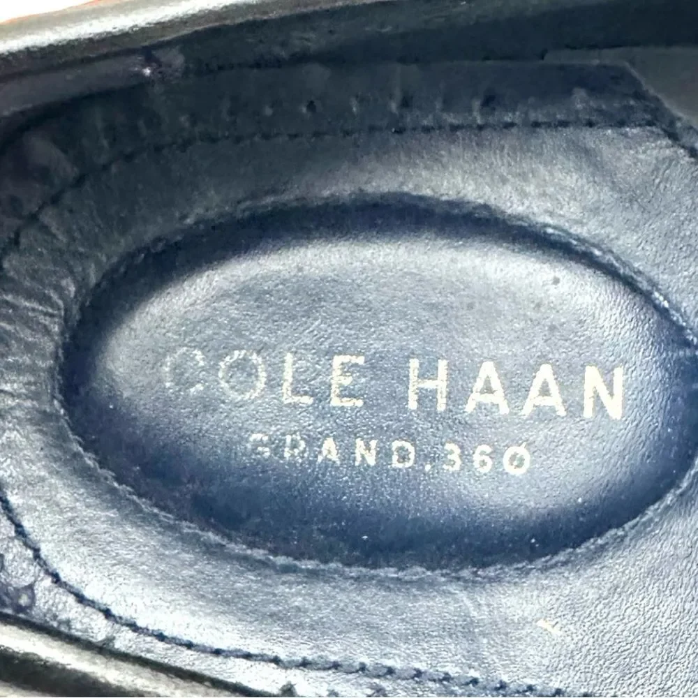 Cole Haan Grand 360 Black Leather Loafers Men’s Size 7.5M Dress Shoes